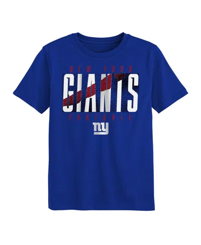 Outerstuff Preschool Royal New York Giants Posterize T-shirt In Blue