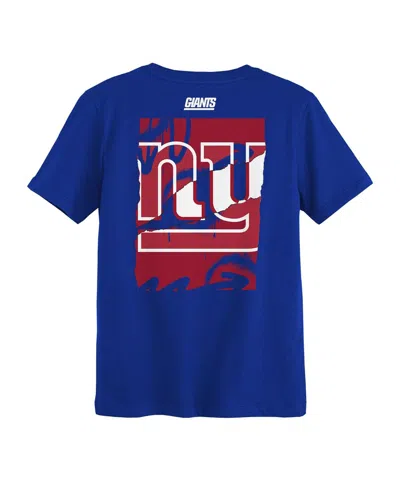 Outerstuff Preschool Royal New York Giants Posterize T-shirt In Blue