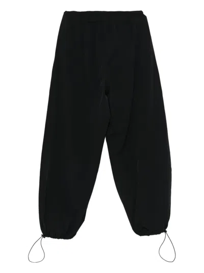 Calvin Klein Drawstring Trousers In Black