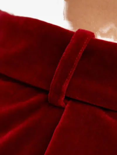 Alexandre Vauthier Tailored Shorts In Red