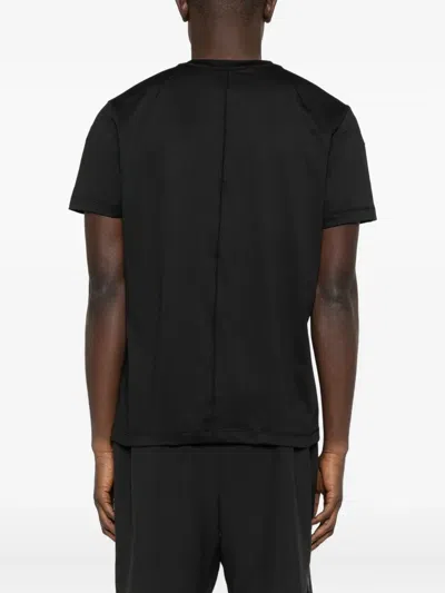 Calvin Klein Waffle-knit T-shirt In Black