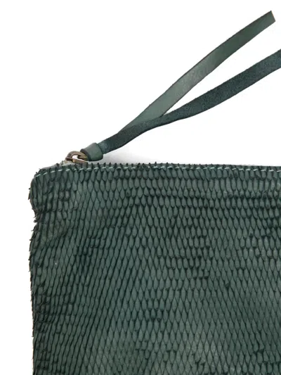 Sommet Small Textured Cross Body Bag In Green