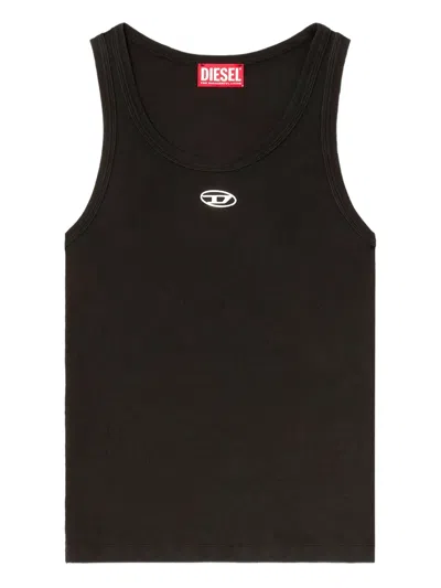 Diesel T-anki Logo-detail Tank Top In Black
