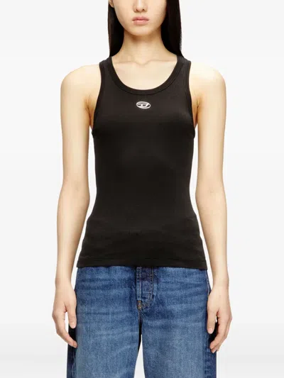 Diesel T-anki Logo-detail Tank Top In Black