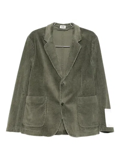 Drykorn Marls Pockets Corduroy Jacket In Green
