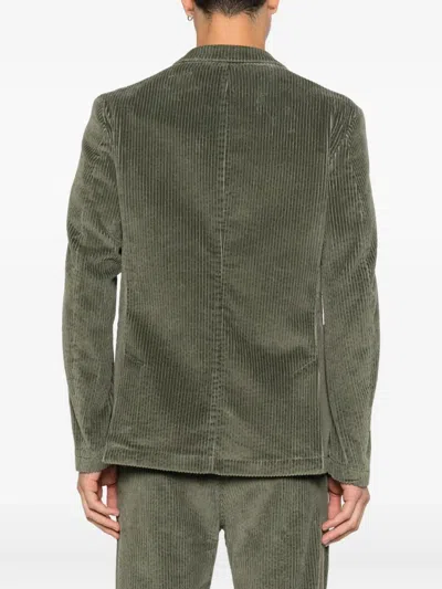Drykorn Marls Pockets Corduroy Jacket In Green