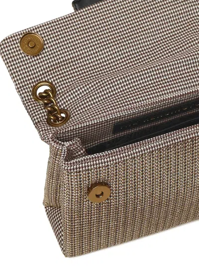 Kurt Geiger Kensington Small Chain Shoulder Bag In Dark Beige