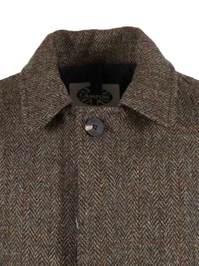 Camplin Single-breasted Coat In Brown