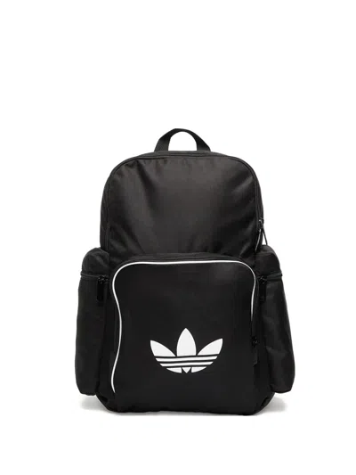 Adidas Originals Adicolor Logo-print Backpack In Black