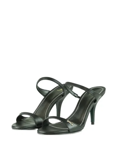Patrizia Pepe Strap Heeled Sandal In Green