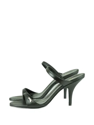 Patrizia Pepe Strap Heeled Sandal In Green