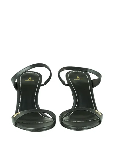 Patrizia Pepe Strap Heeled Sandal In Green