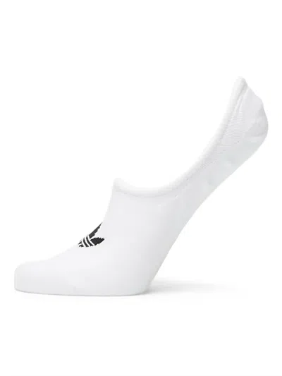 Adidas Originals Low Cut Socks (pack Of Three) In White