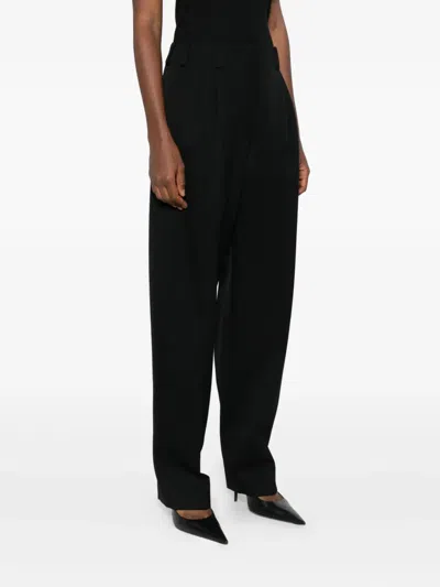 Givenchy Pleated Trousers With Belt Loops And Pockets In Black