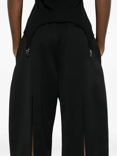 Givenchy Pleated Trousers With Belt Loops And Pockets In Black