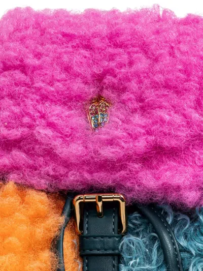 Kurt Geiger Small Hoxton Animal-print Backpack In Brown