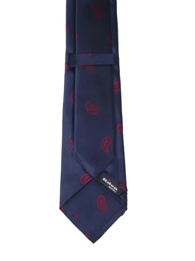 Kiton Paisley-pattern Silk Tie In Multi