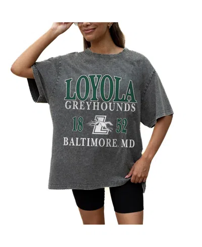 Gameday Couture Women's Grey Loyola Greyhounds Oversized Snow Wash T-shirt In Gray