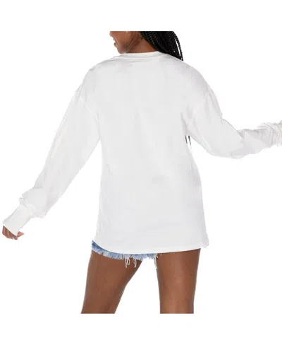 Gameday Couture Women's White San Francisco 49ers Time Out Oversized Long Sleeve T-shirt In White
