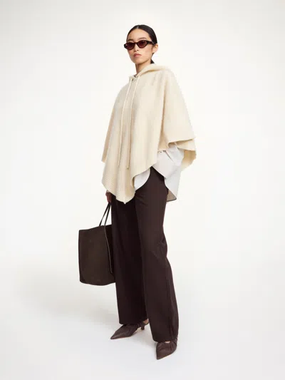 By Malene Birger Viggo Hooded Cape In Neutral