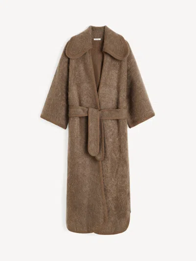 By Malene Birger Mirano Wool Coat In Brown