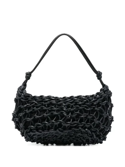 Alienina Aurora Woven Shoulder Bag In Blue