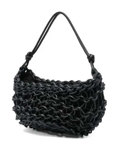 Alienina Aurora Woven Shoulder Bag In Blue