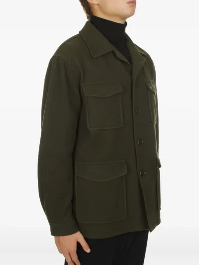 Tagliatore Single-breasted Jacket In Brown