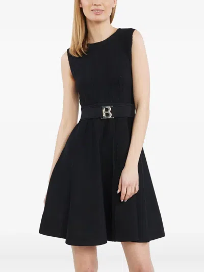 Blugirl Belted Mini Dress In Blue