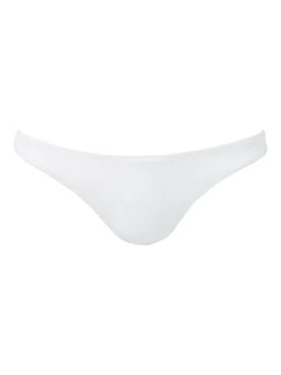 Melissa Odabash Tenerife Weave Bikini Bottom White In White