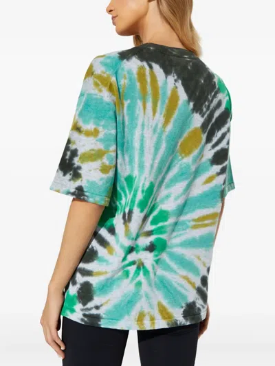 Kenzo Tiger-print Tie-dye T-shirt In Multi