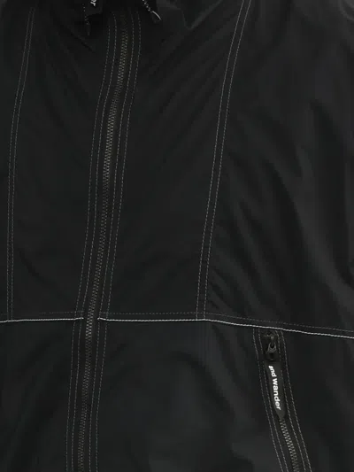 And Wander Hooded Jacket In Black