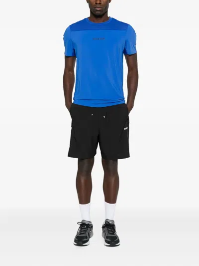 Calvin Klein Mesh-panel T-shirt In Blue