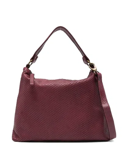 Sommet Textured Tote Bag In Purple