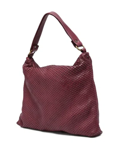 Sommet Textured Tote Bag In Purple