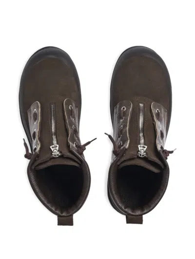 Diemme Zip-detail Boots In Brown