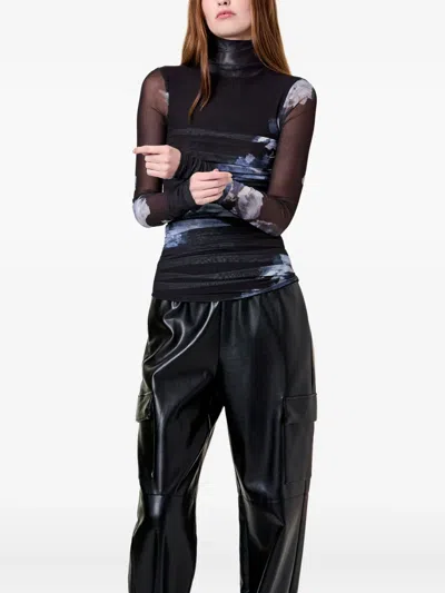 Nicholas Harmony Floral Top In Gray