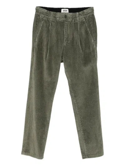 Drykorn Chasy Rglr Corduroy Trousers In Green