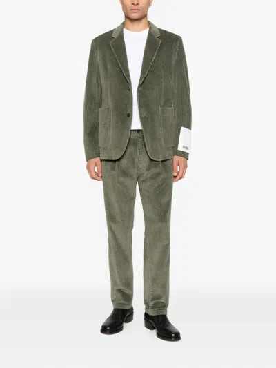Drykorn Chasy Rglr Corduroy Trousers In Green