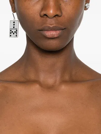 Isabel Marant Domino Embellished Earrings In Multi
