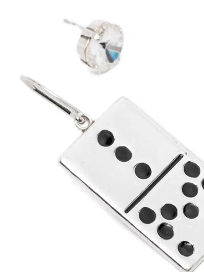 Isabel Marant Domino Embellished Earrings In Multi