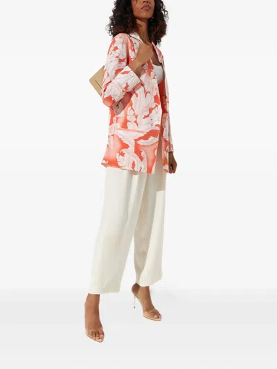 Mystique Jungle-print Jacket In Orange