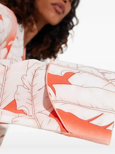 Mystique Jungle-print Jacket In Orange