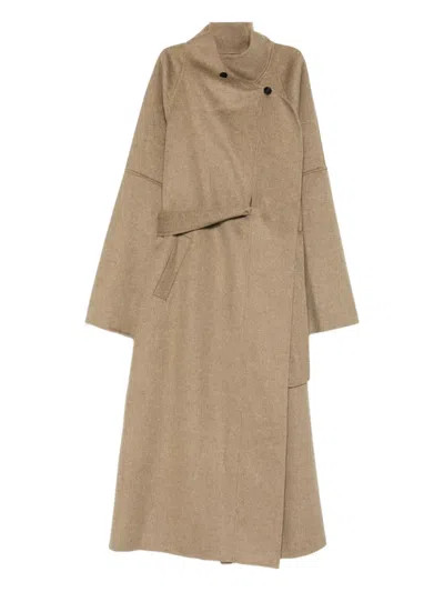 Viktoria Chan Juliet Button Coat In Gray