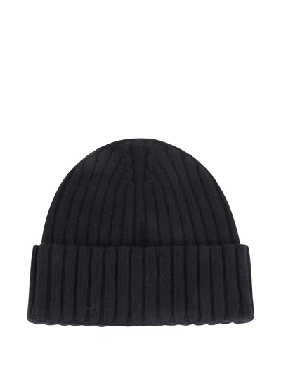 Mc2 Saint Barth Ribbed Wool Beanie Hat In Multi