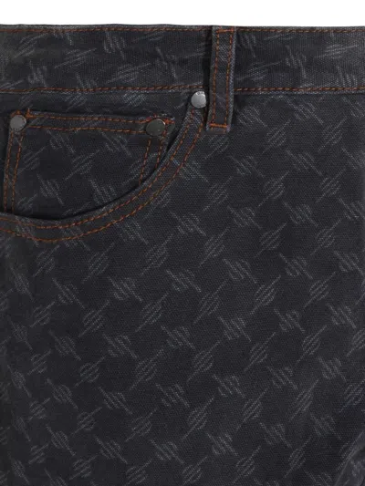 Daily Paper Dark Grey Cotton Jeans In Gray