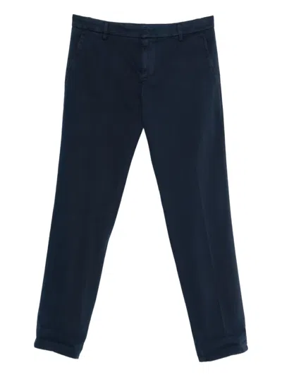 Dondup Belt-loop Trousers In Blue