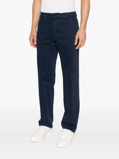 Dondup Belt-loop Trousers In Blue
