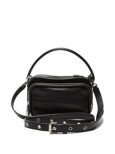 Acne Studios Zip-fastening Shoulder Bag In Black