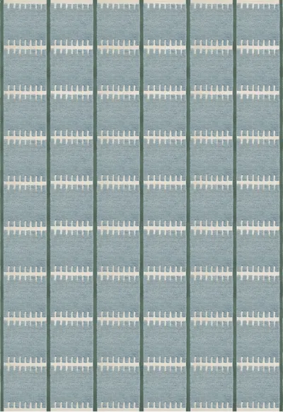 Layered Lilly Blue 200 X 300 Cm In Green